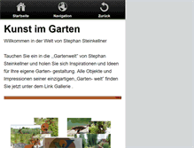 Tablet Screenshot of kunst-im-garten.at